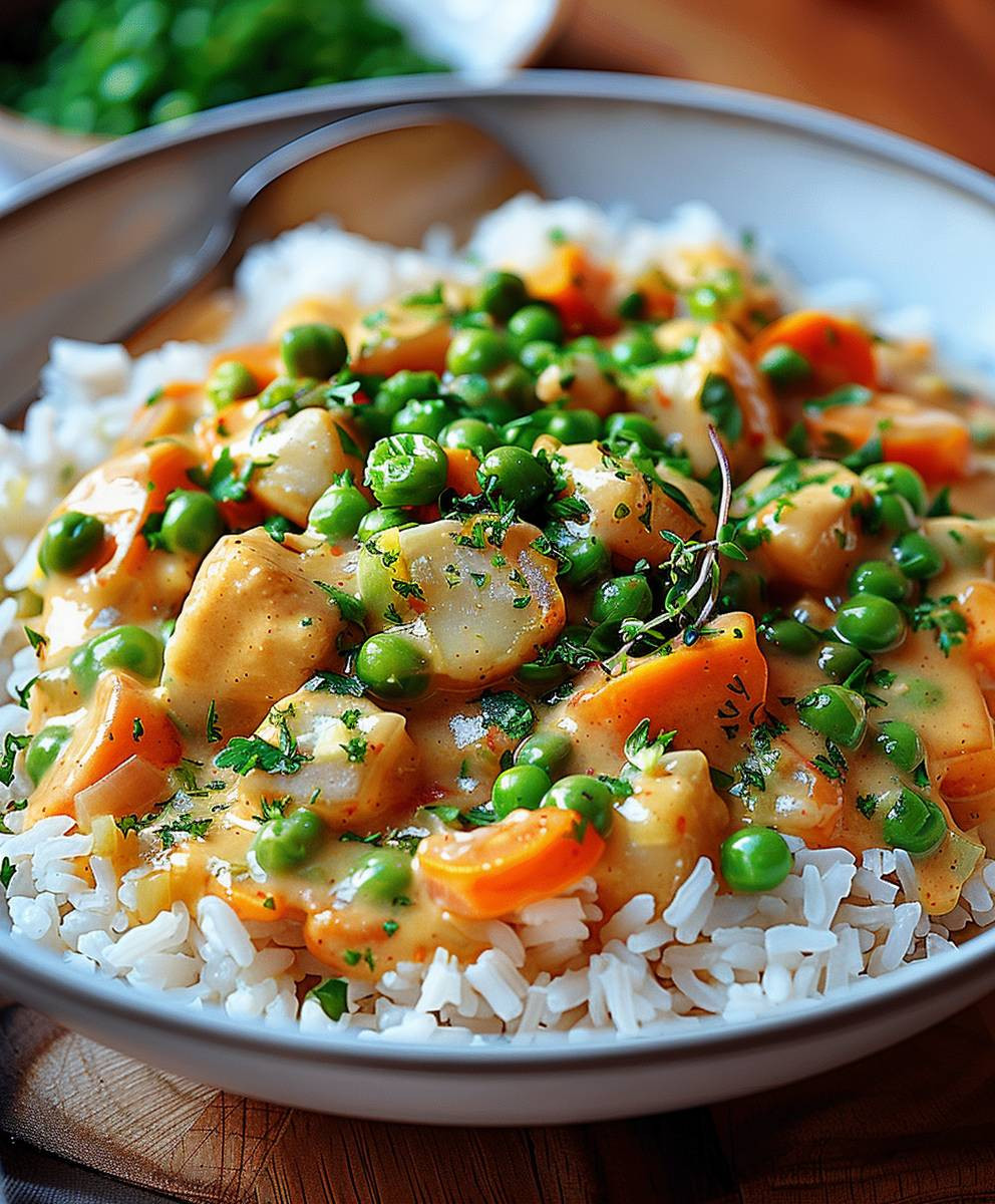 Creamy Vegetable Rice Sauce