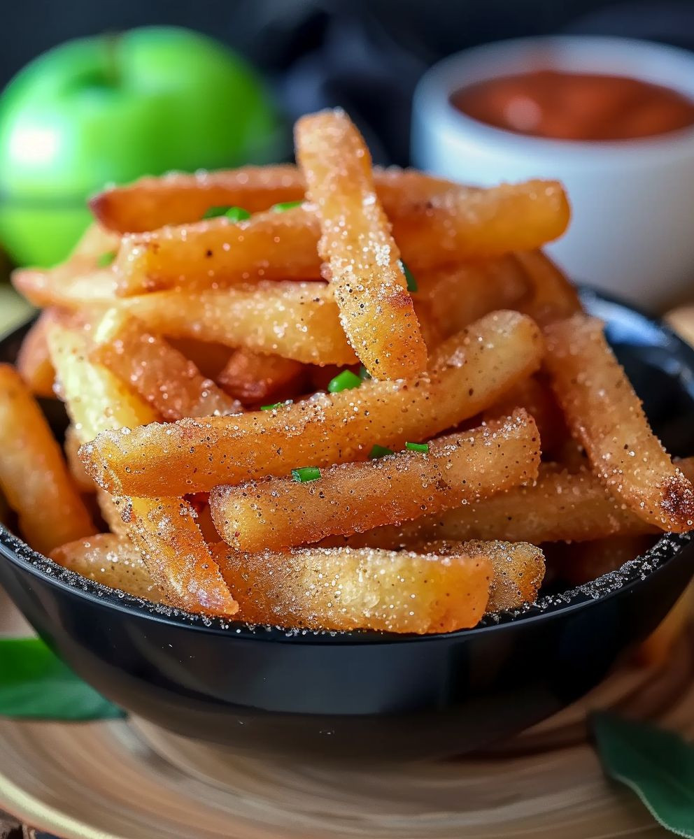 Air Fryer Apple Fries