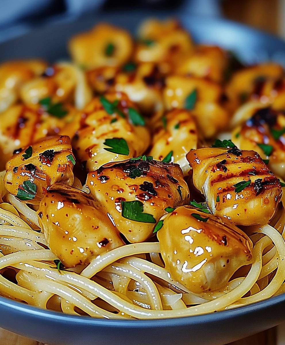 Creamy Garlic Butter Chicken Pasta