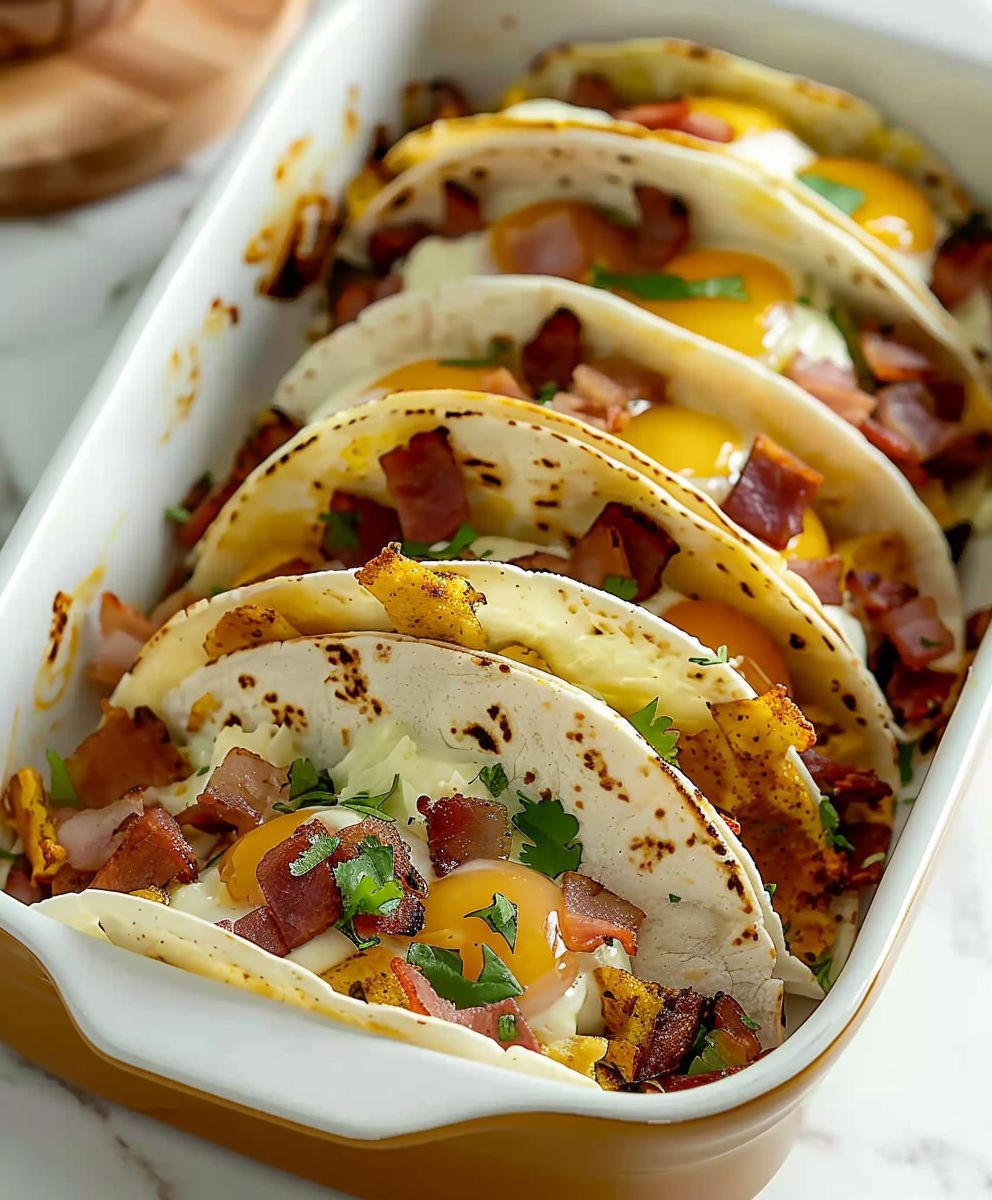 Baked Breakfast Tacos