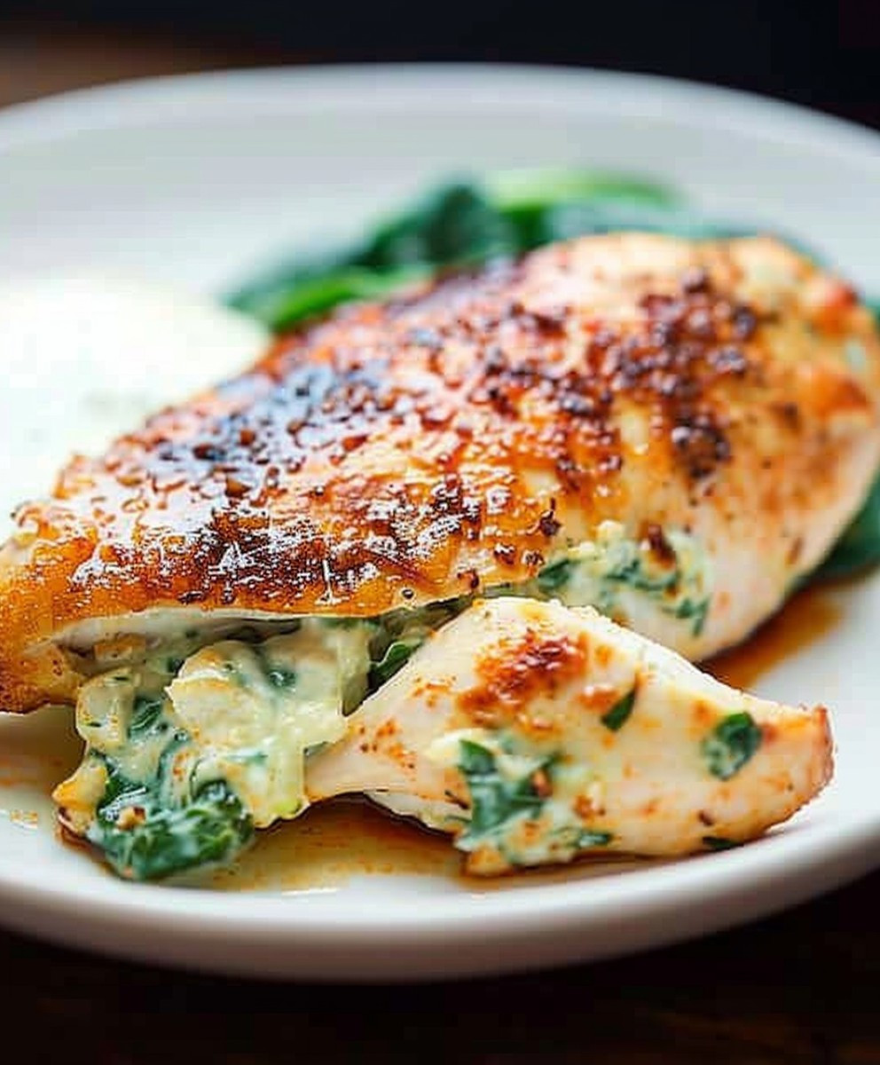 Spinach Stuffed Chicken