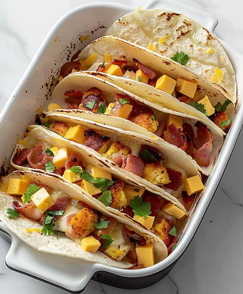 Baked Breakfast Tacos
