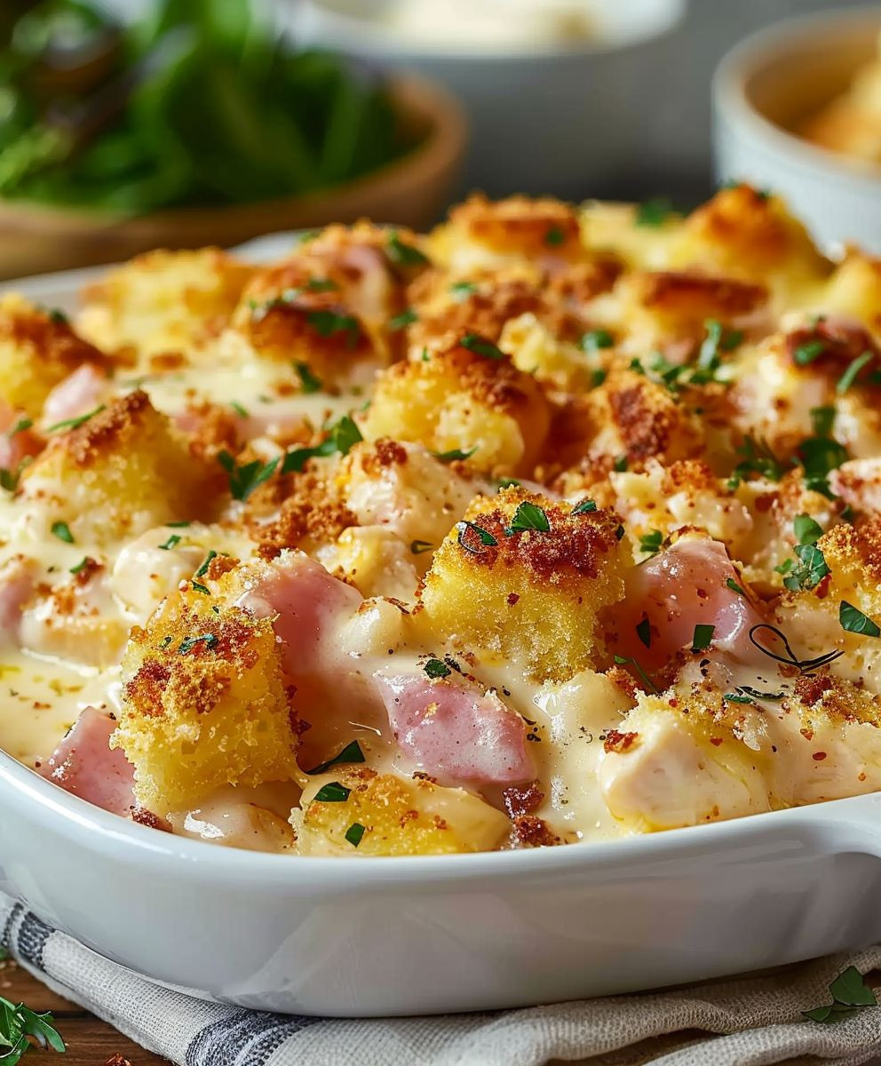 Chicken Cordon Bleu Casserole