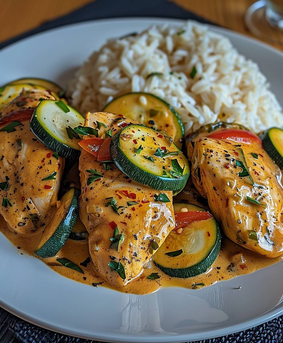 Paprika Zucchini Chicken