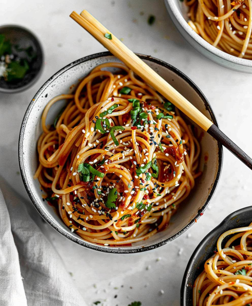 Garlic Sesame Noodles