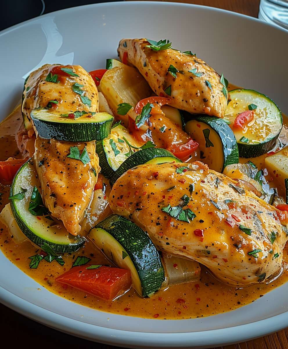 Paprika Zucchini Chicken