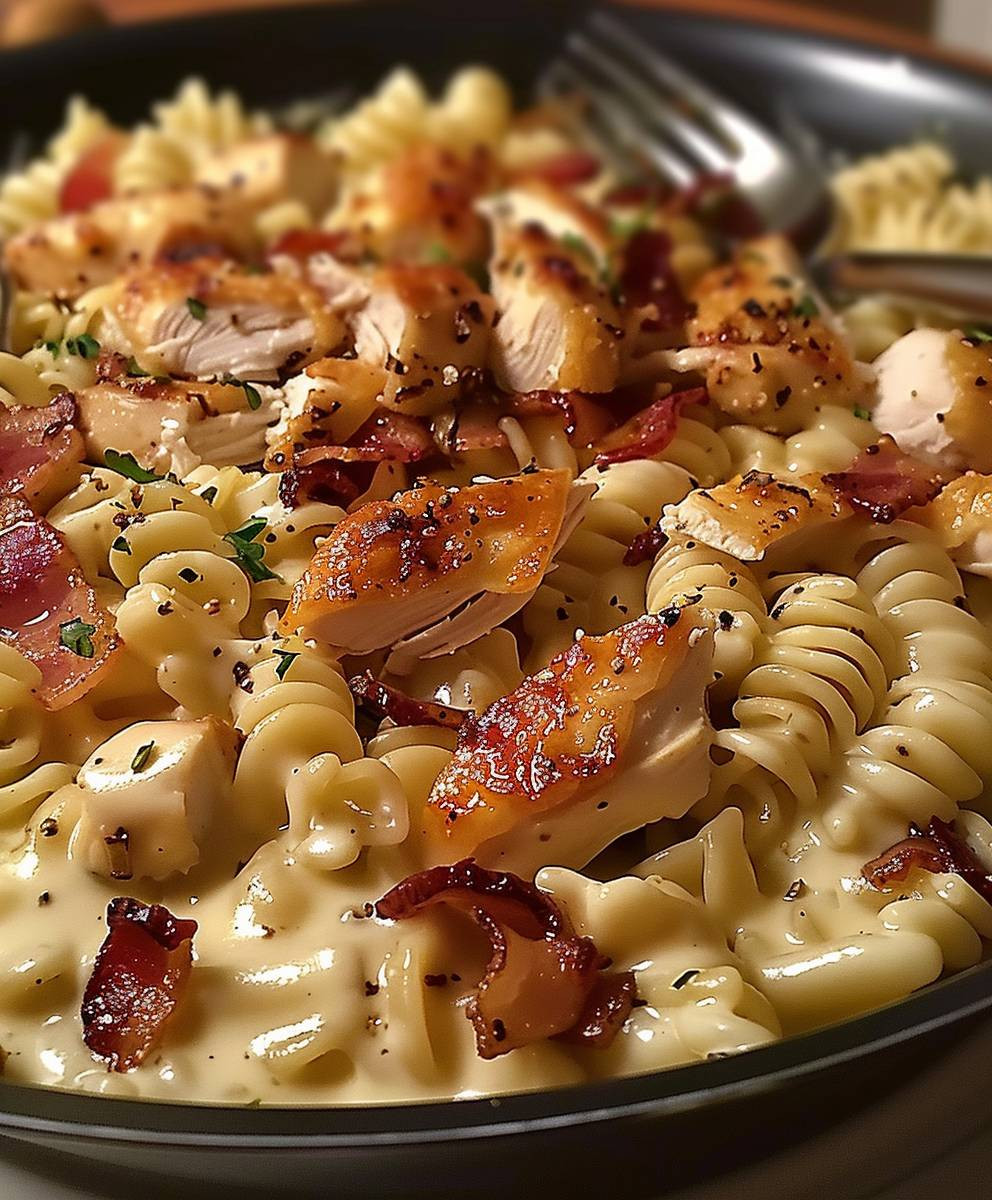Creamy Chicken Bacon Pasta