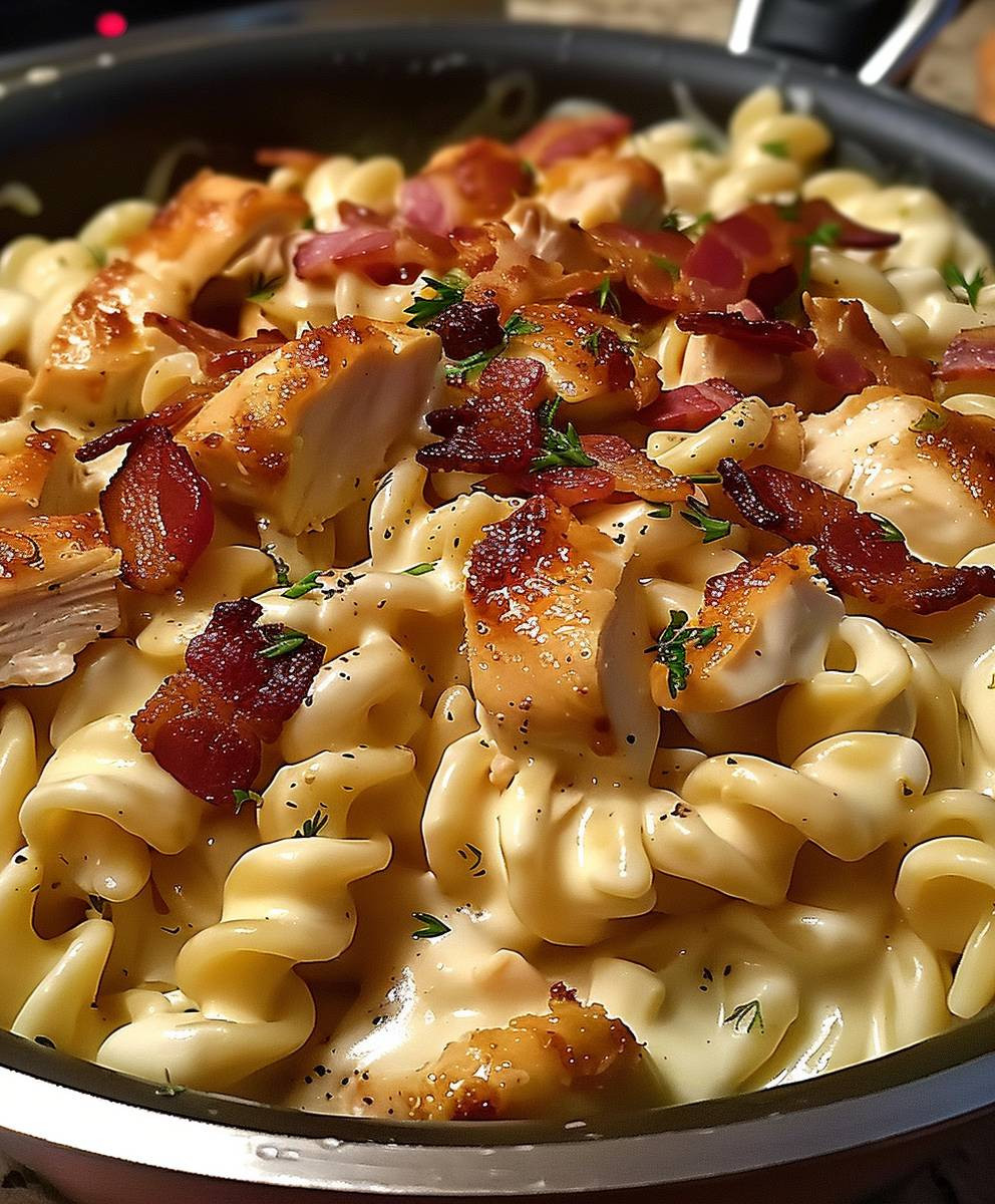 Creamy Chicken Bacon Pasta