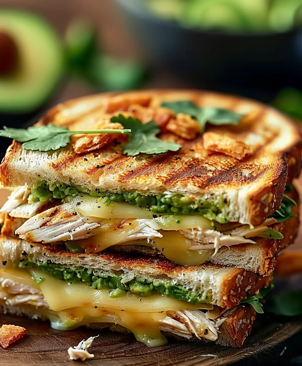 Chicken Avocado Melt Sandwich
