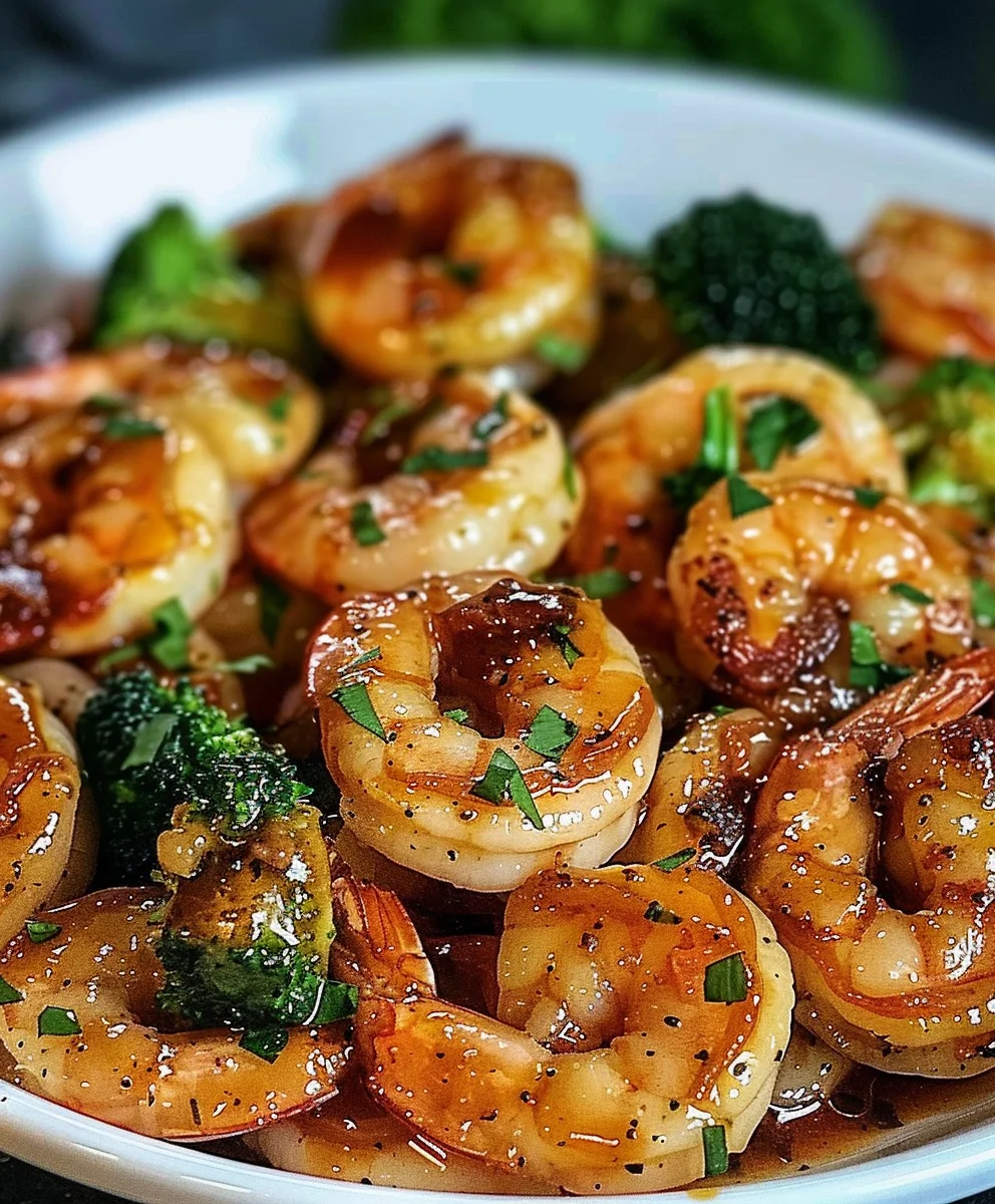 Amazing High Protein Honey Garlic Shrimp - Easy Dinner!