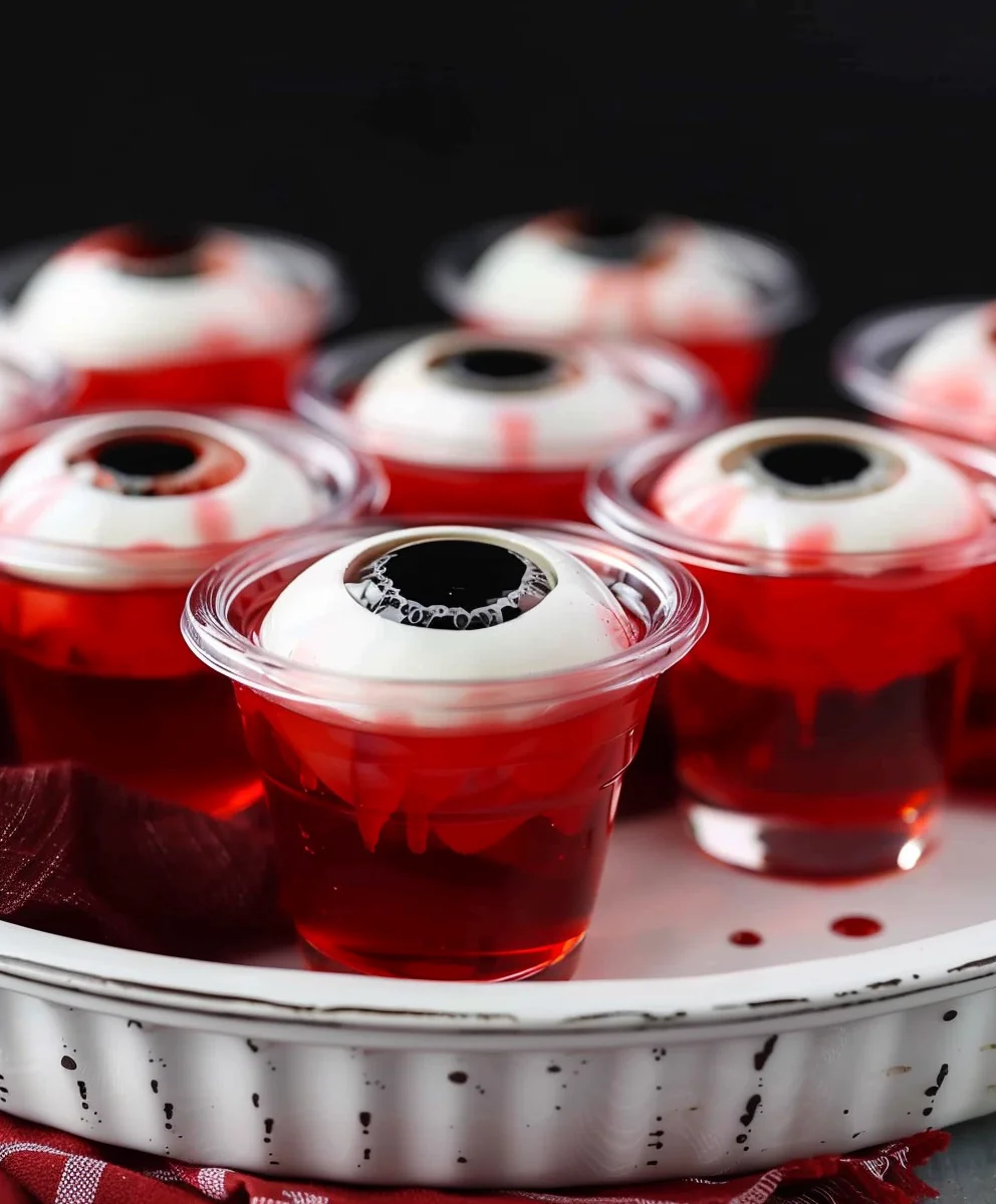 Spooky Halloween Eyeball Jello Treats - Fun & Creepy!