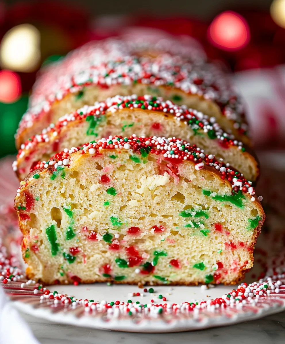 Christmas Sprinkle Buttermilk Bread: Festive & Easy!
