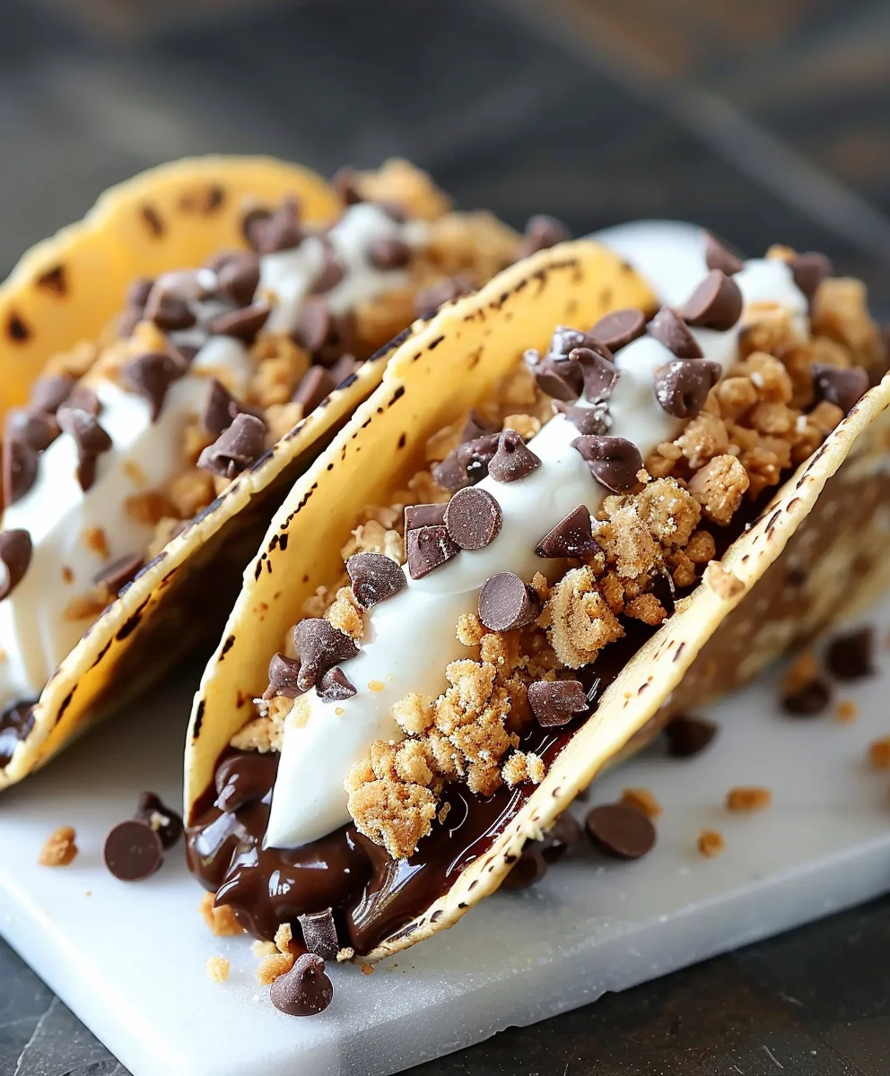 Cheesecake Cookie Dough Tacos