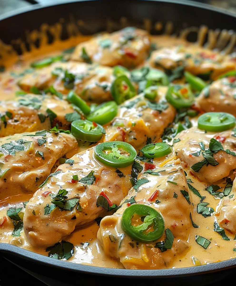 Creamy Jalapeno Chicken Skillet Recipe | Quick & Flavorful