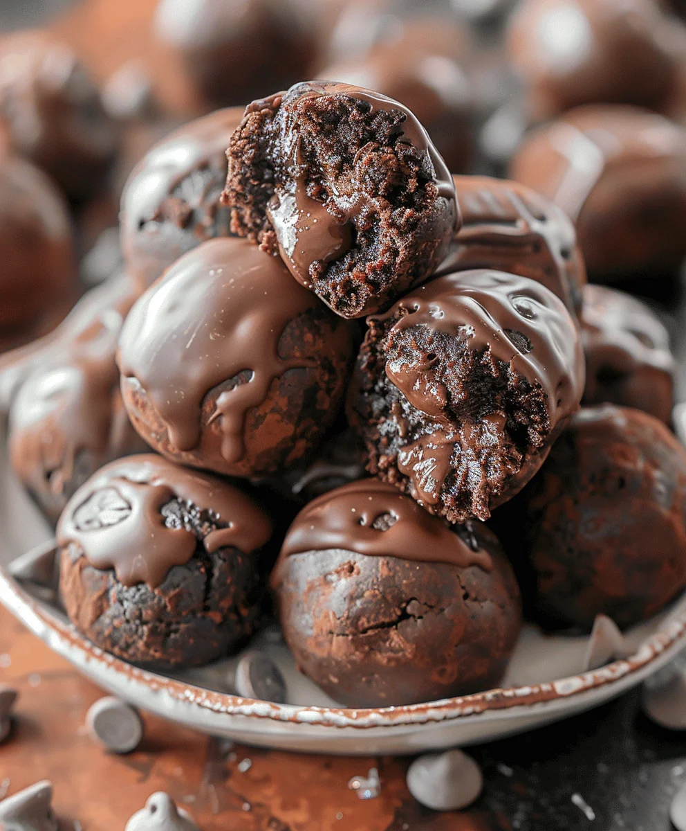 Healthy No Bake Cottage Cheese Brownie Batter Protein Bites