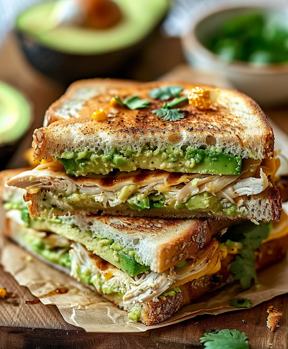 Chicken Avocado Melt Sandwich: Easy, Cheesy & Irresistible