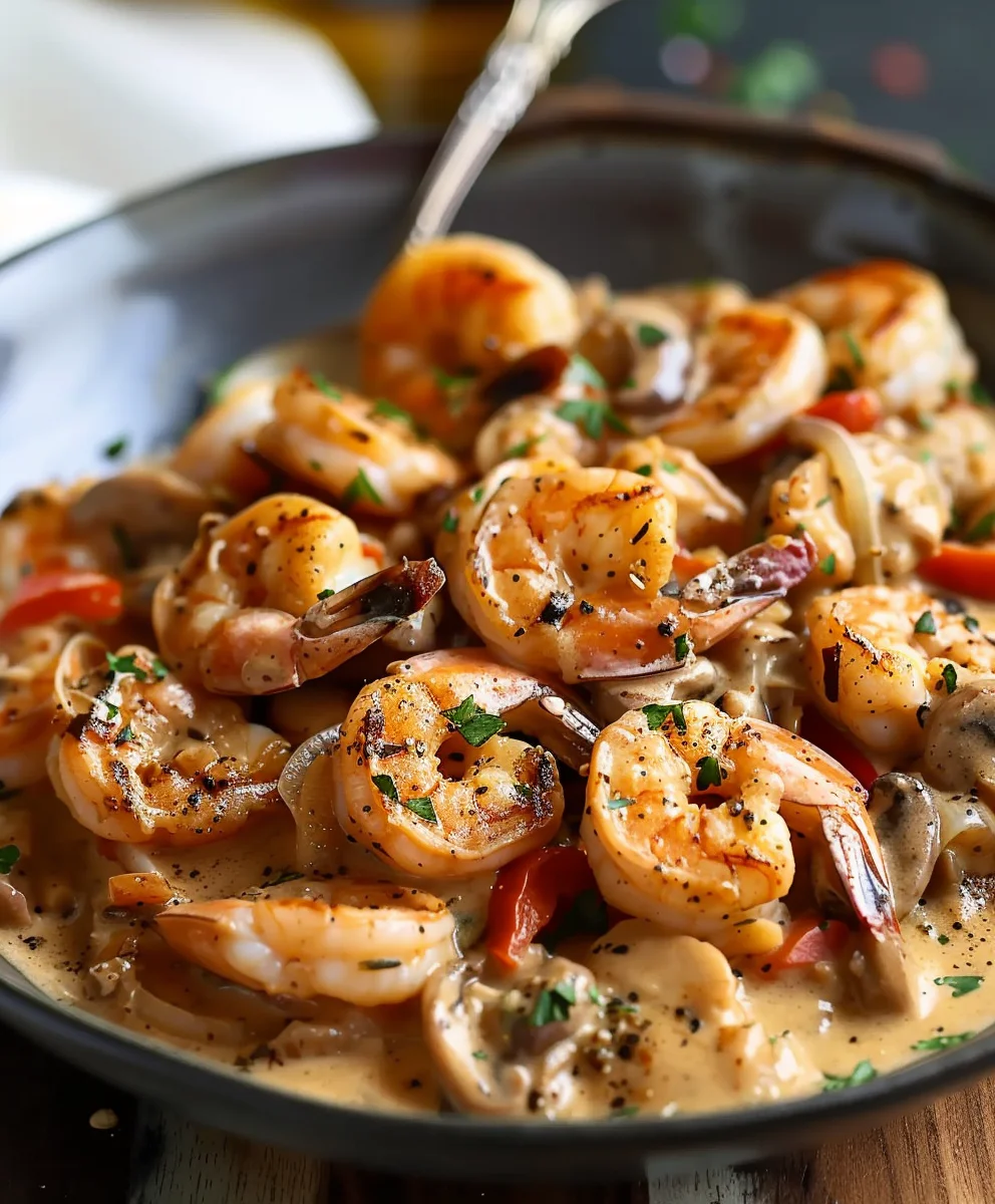 Creamy Blackened Shrimp Stroganoff Recipe - Easy & Flavorful
