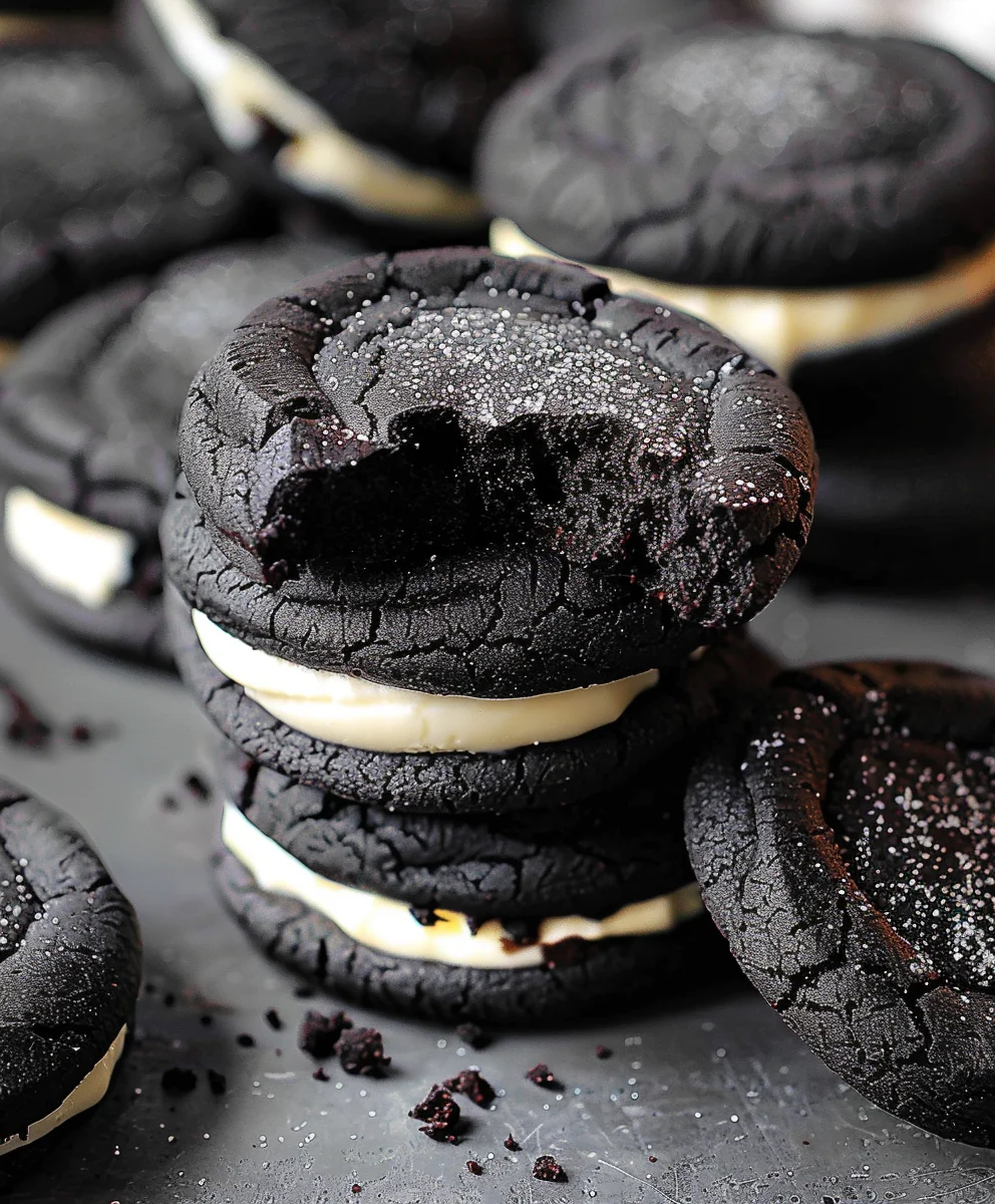 Rich & Creamy Black Velvet Cheesecake Cookies Recipe