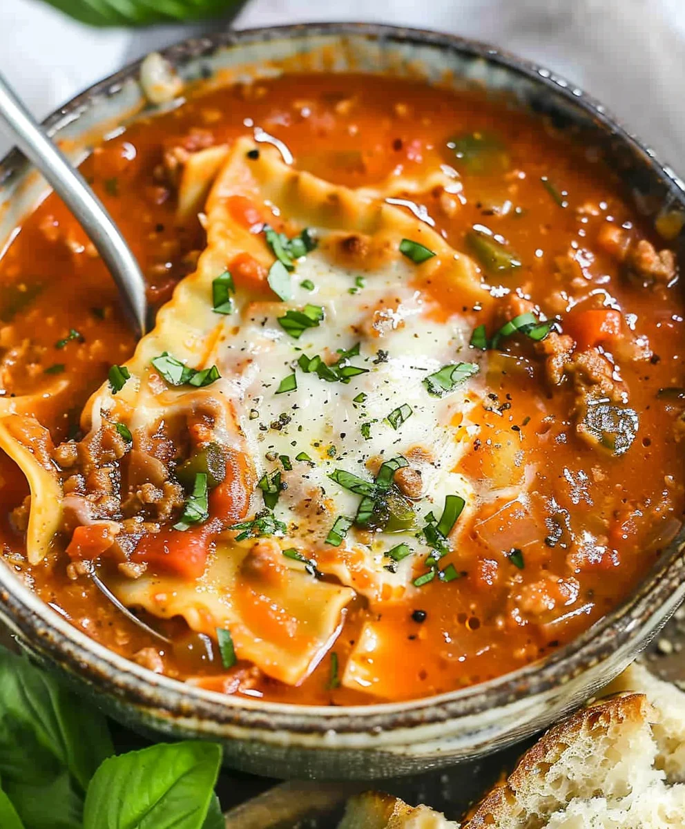 Delicious Easy Lasagna Soup Recipe - Family Favorite Dinner
