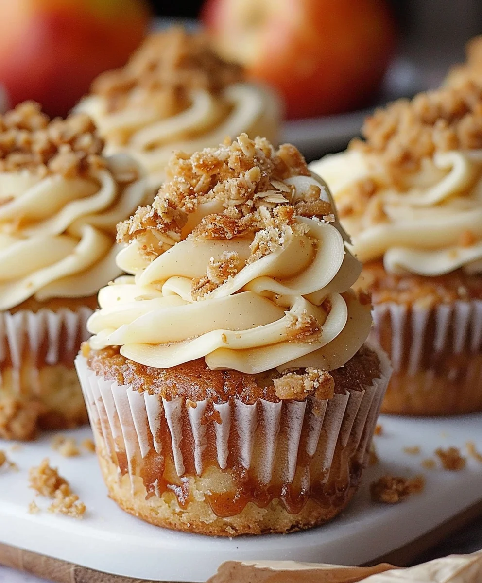 Irresistible Apple Crumble Cupcakes: Your New Favorite!