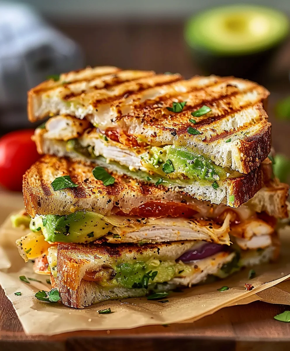 Chicken Avocado Melt Sandwich Recipe