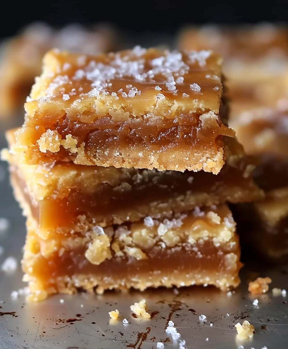Salted Caramel Butter Bars: Irresistible & Tasty Dessert