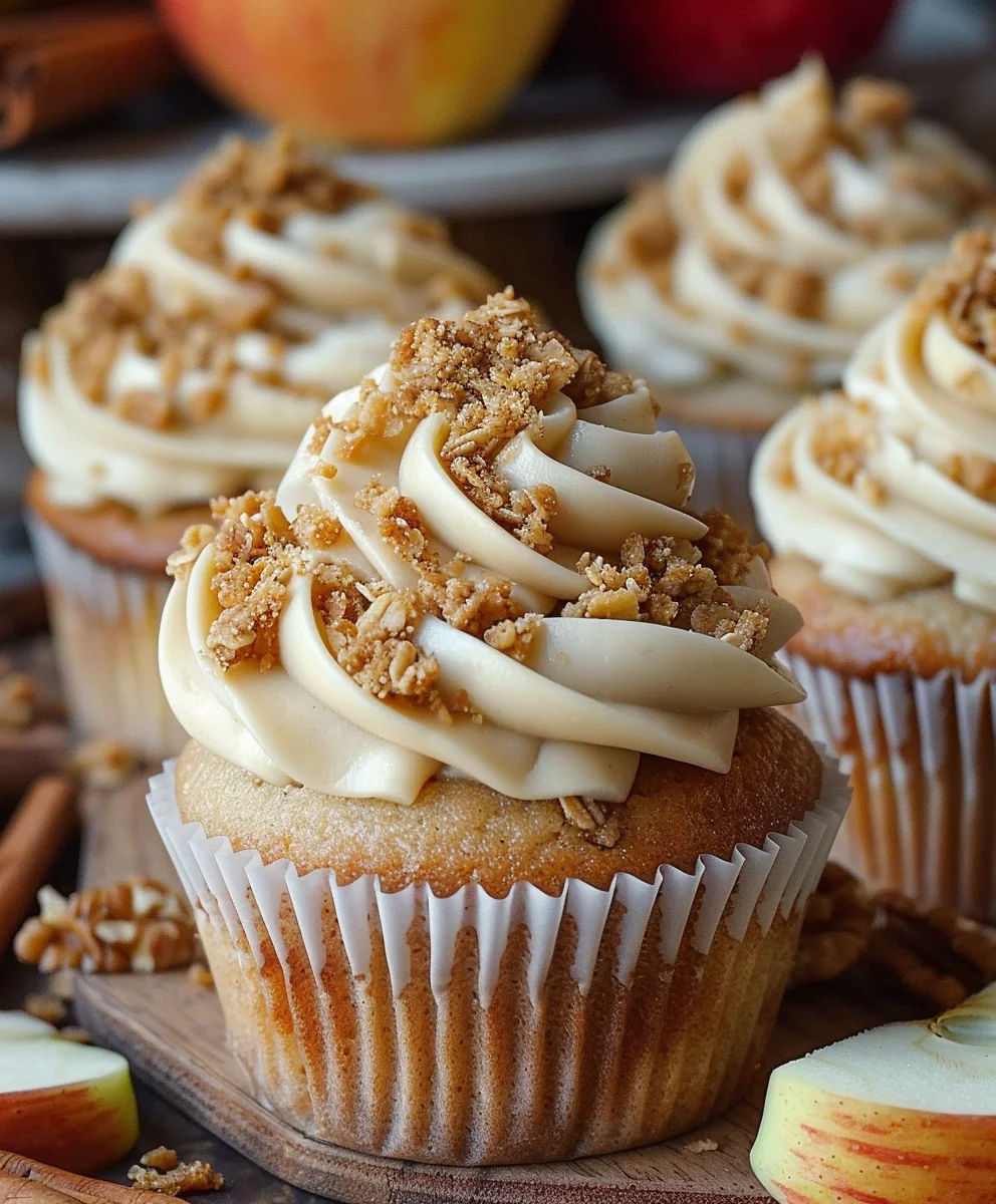 Irresistible Apple Crumble Cupcakes: Your New Favorite!