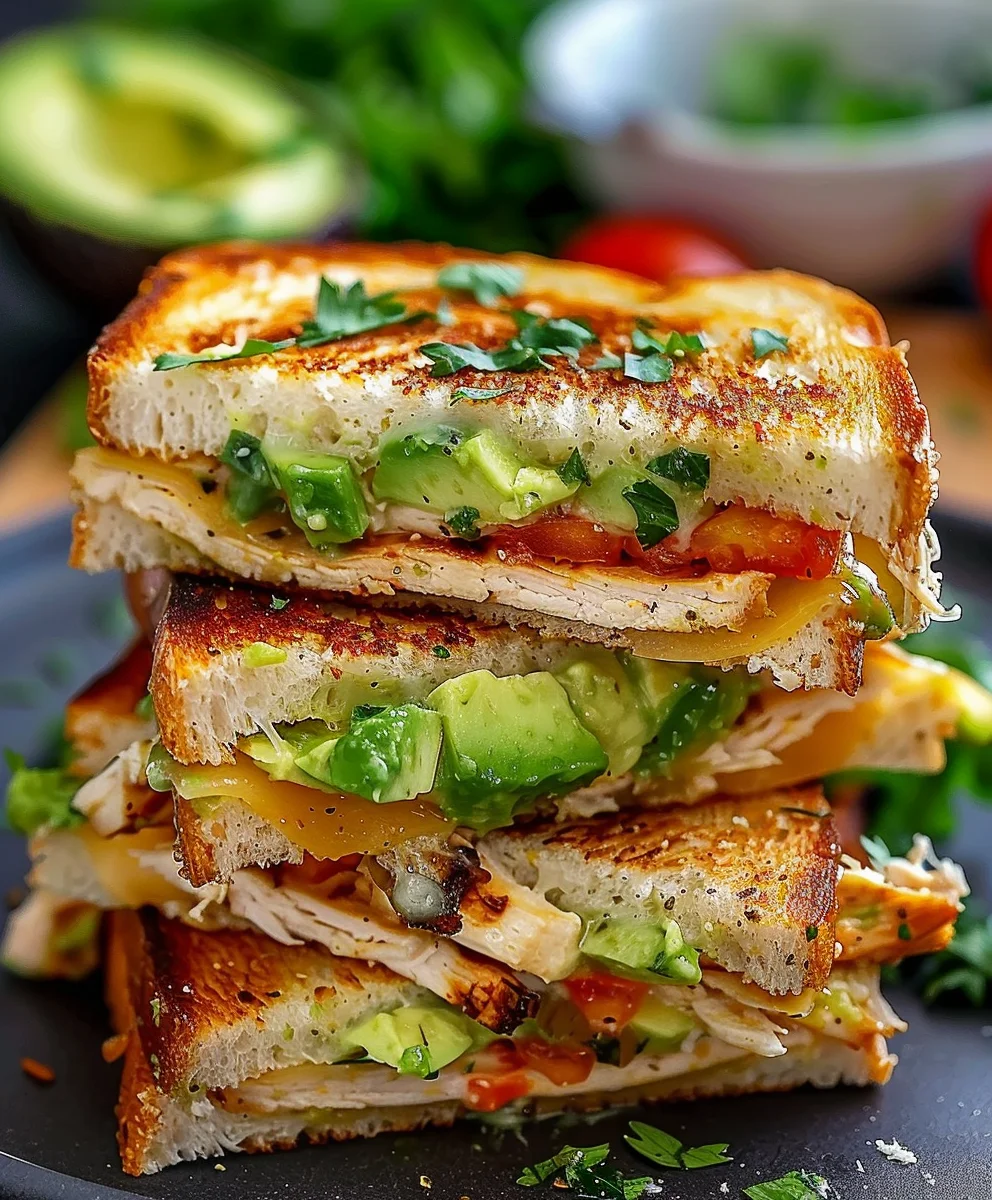 Best Chicken Avocado Melt Sandwich Recipe - Quick Lunch!