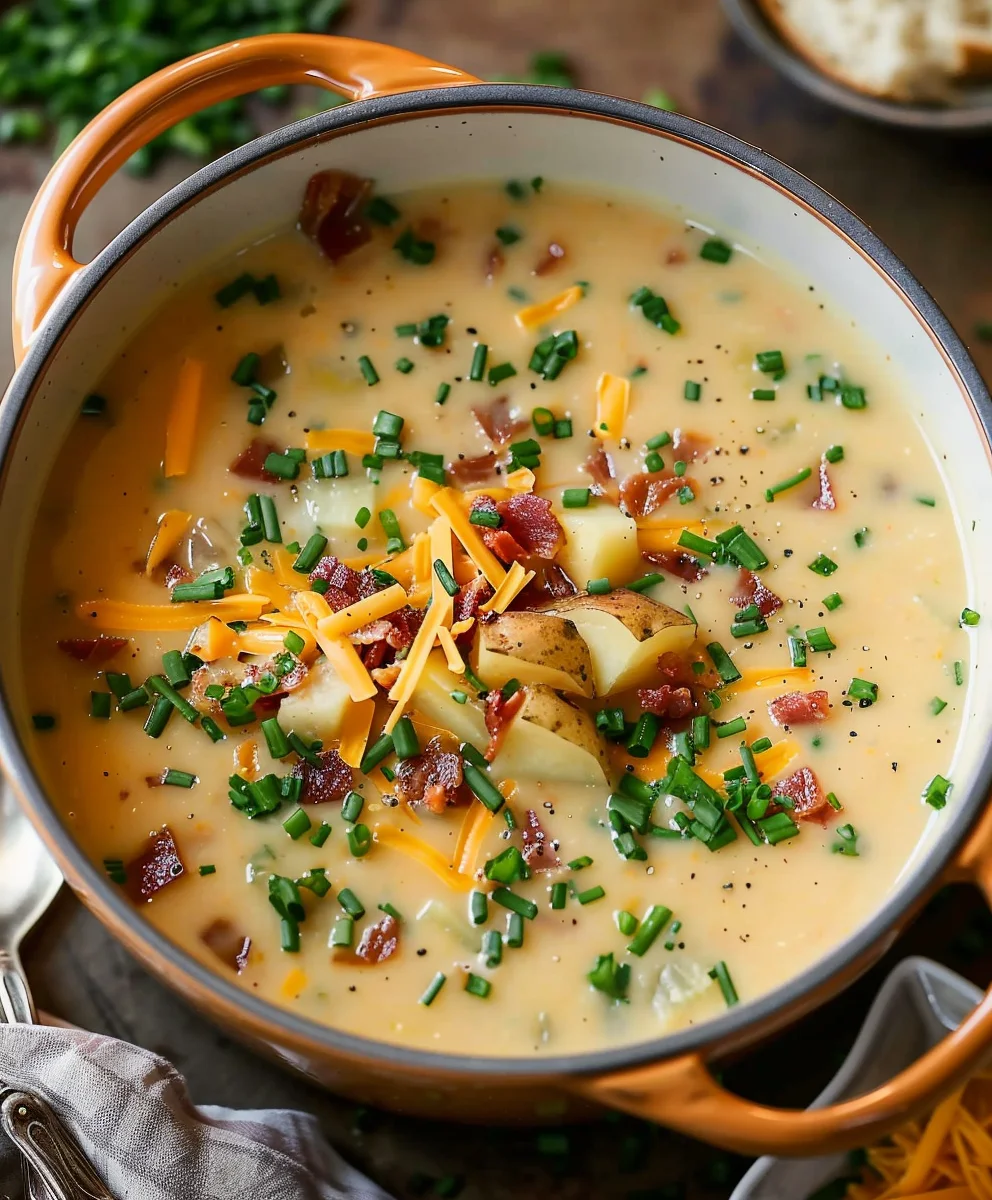 Best Homemade Loaded Potato Soup
