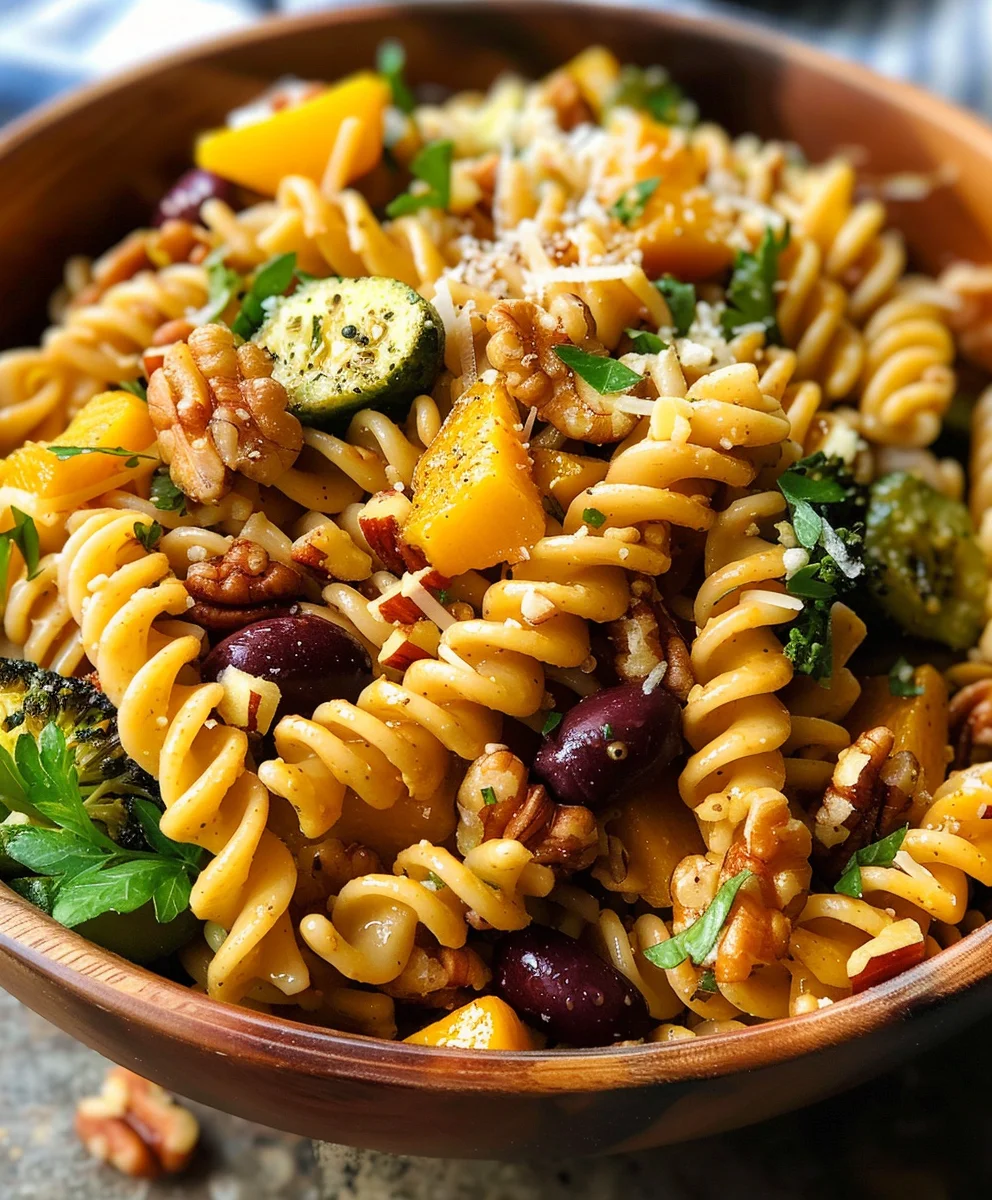 Delicious Fall Harvest Pasta Salad Recipe – Perfect for Any Meal!