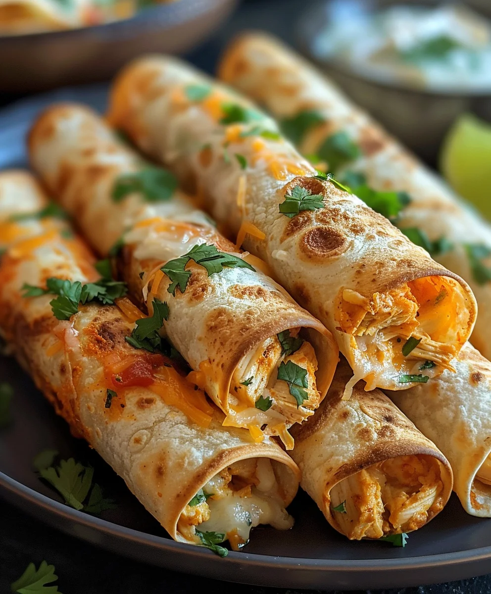 Best Crispy Chicken Taquitos – Perfect Party Appetizer