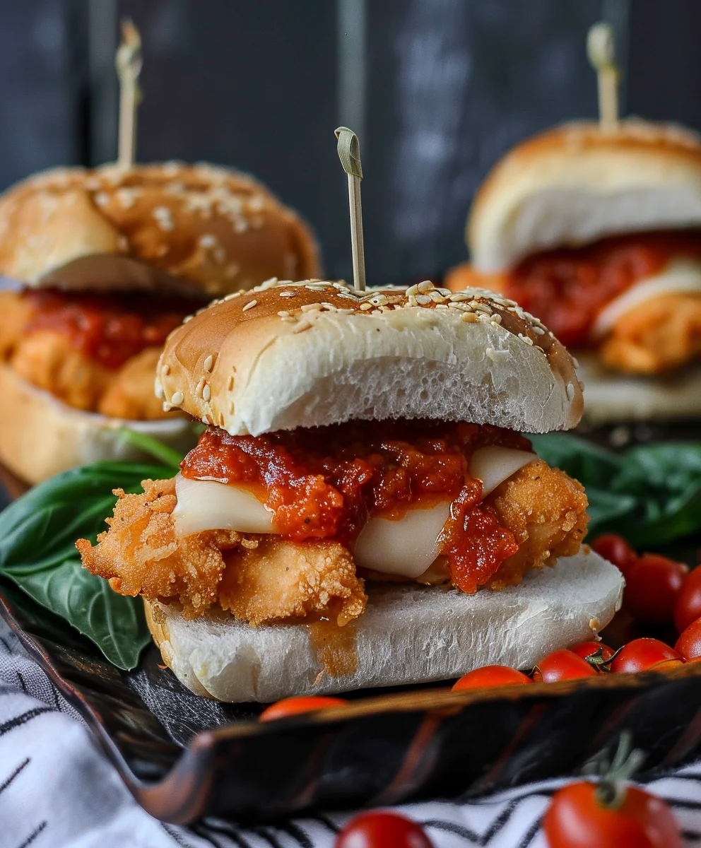 Halloween Chicken Parm Sliders: Spooky & Delicious!