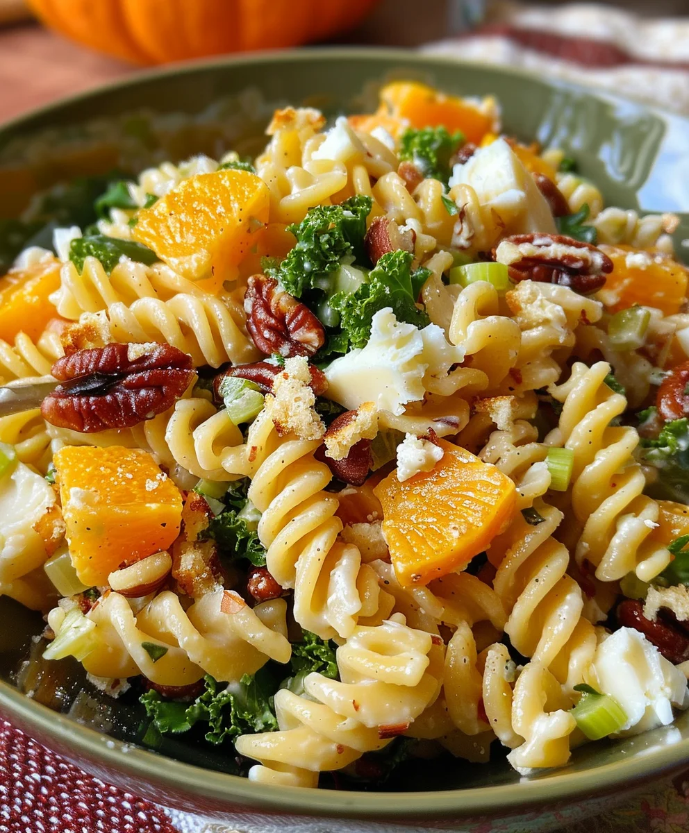 Delicious Fall Harvest Pasta Salad Recipe – Perfect for Any Meal!