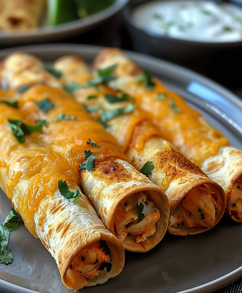 Best Crispy Chicken Taquitos – Perfect Party Appetizer