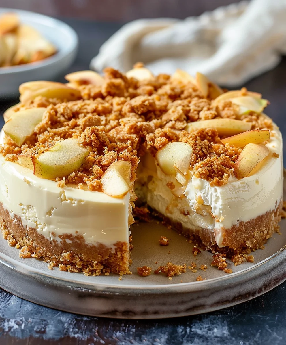 Apple Crumble Cheesecake: Irresistible & Easy Recipe