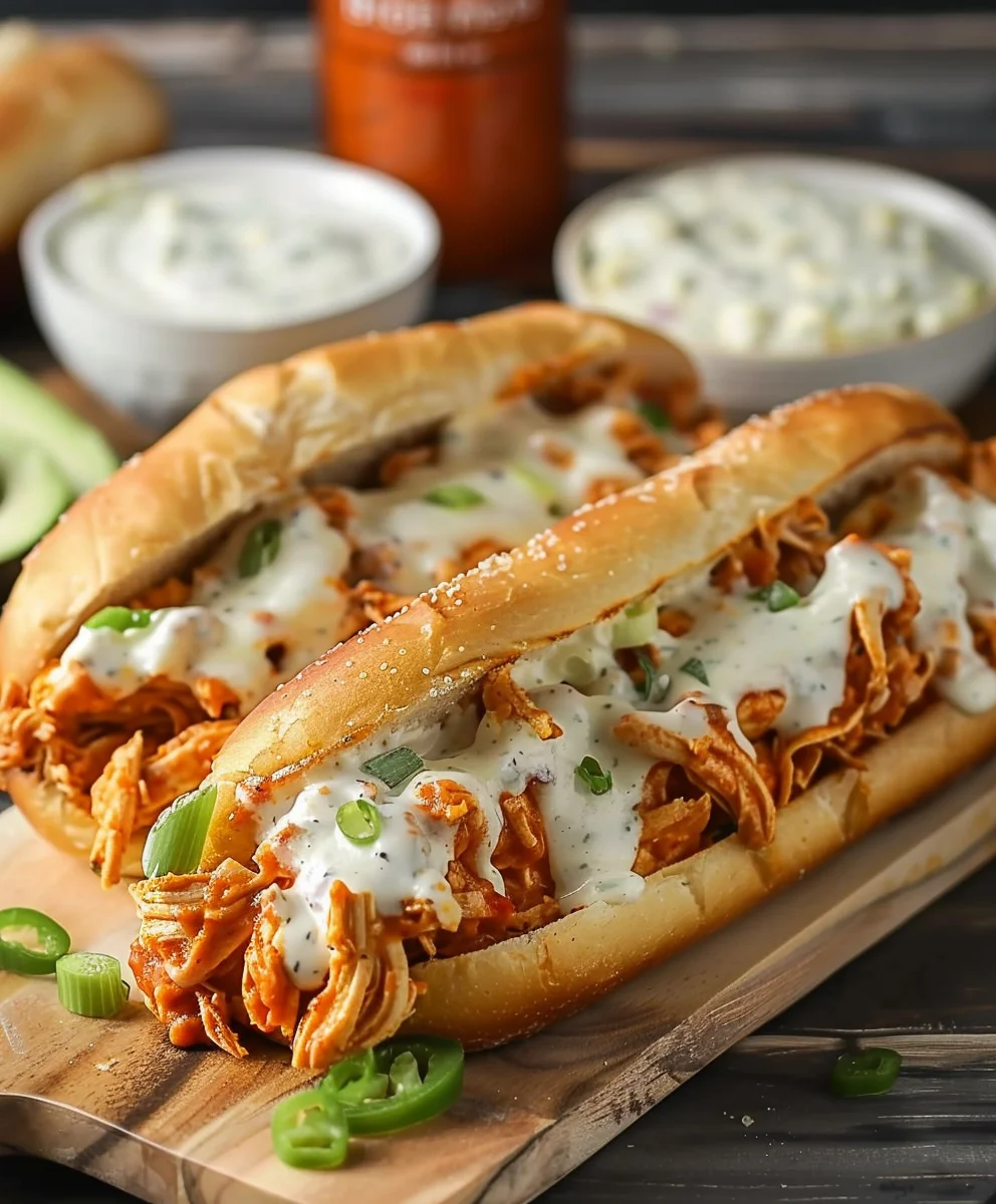 Best Buffalo Chicken Cheesesteak Ever! Easy Recipe