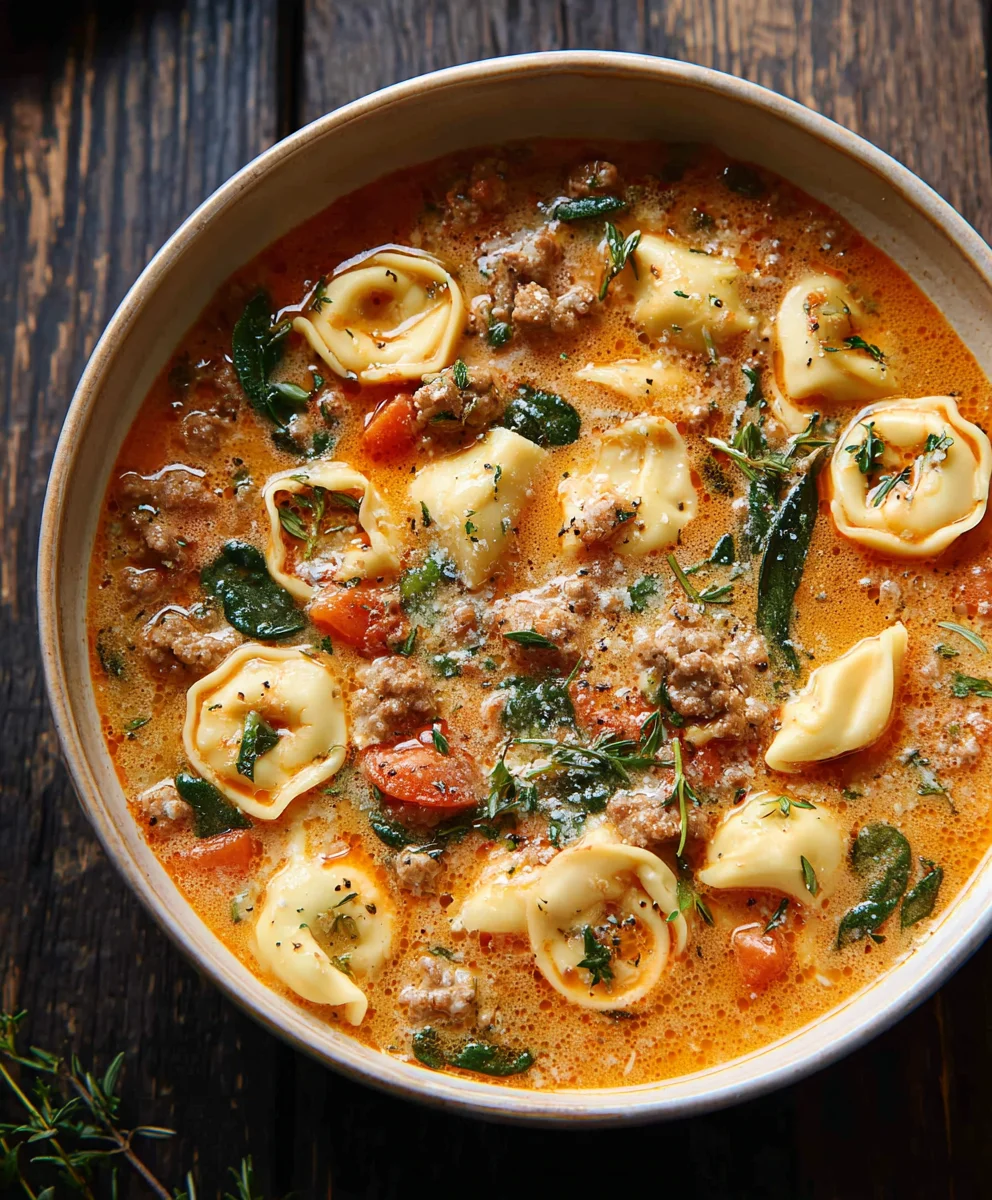 Hearty Sausage Tortellini Soup: Quick & Easy Weeknight Meal
