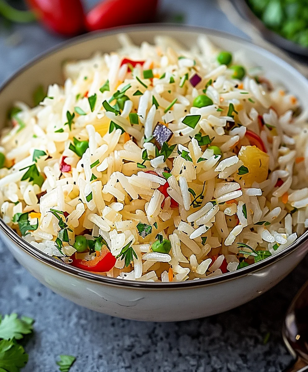Island Coconut Pepper Rice: A Tropical Flavor Escape