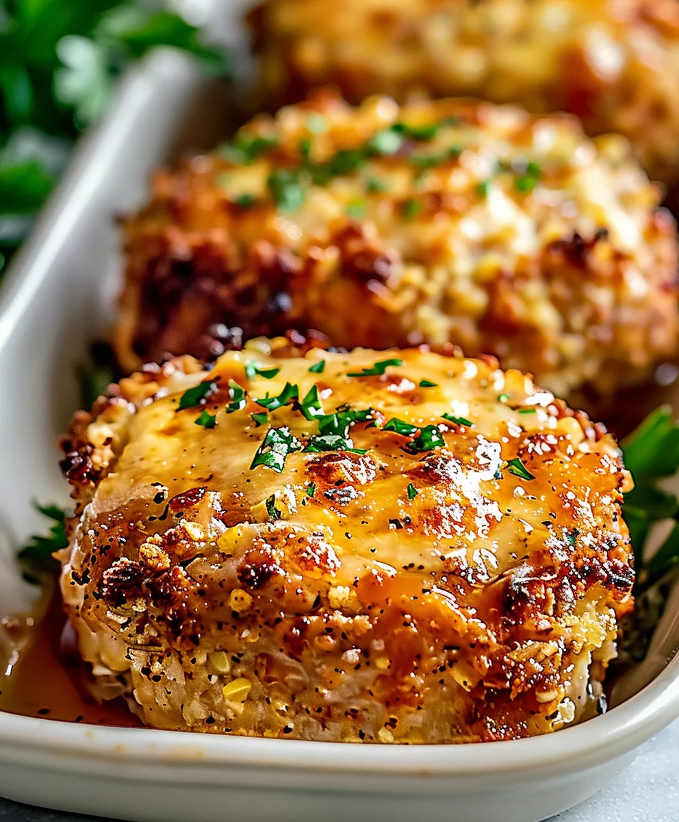 Savory Garlic Parmesan Chicken Meatloaves: A Family Favorite
