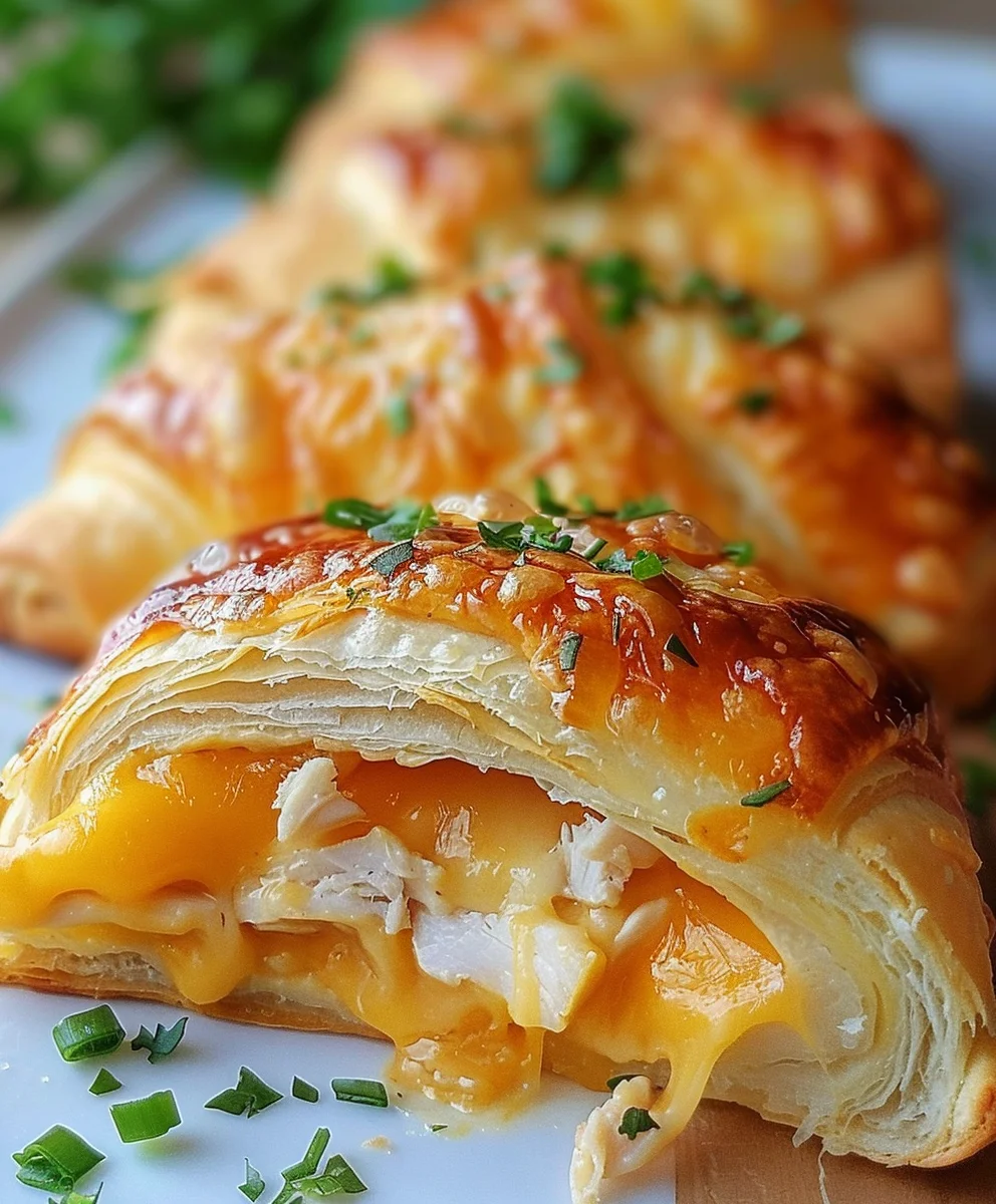 Melt-in-Your-Mouth Cheesy Chicken Crescent Rolls Recipe!