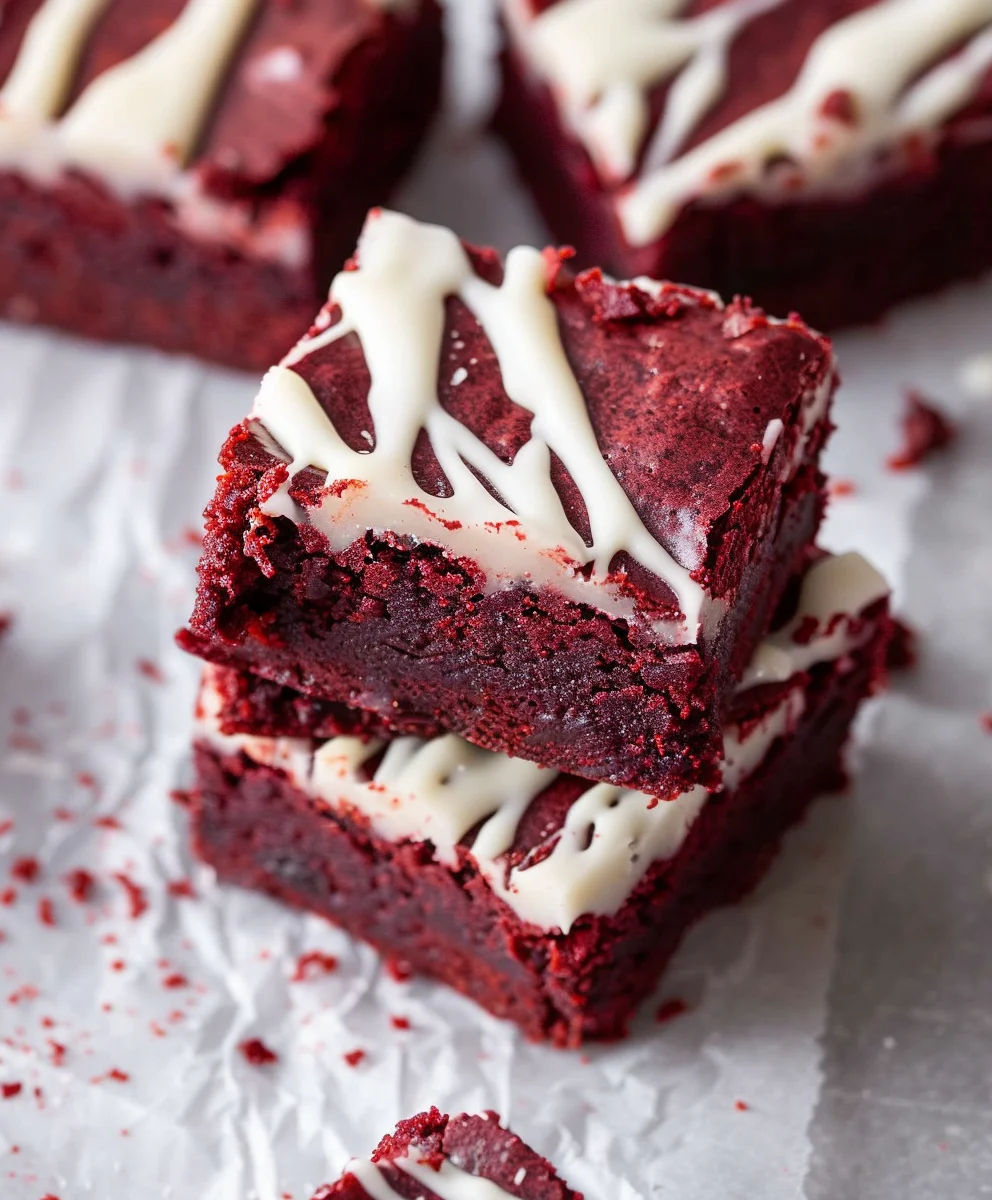Best Red Velvet Brownies Recipe - Fudgy, Rich & Easy!