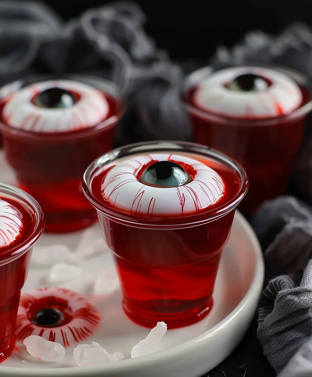 Spooky Halloween Eyeball Jello Treats - Fun & Creepy!