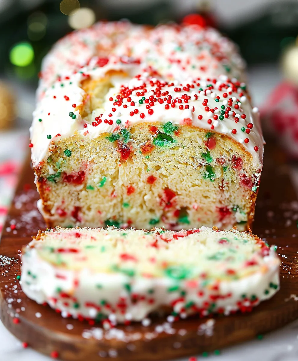 Christmas Sprinkle Buttermilk Bread: Festive & Easy!