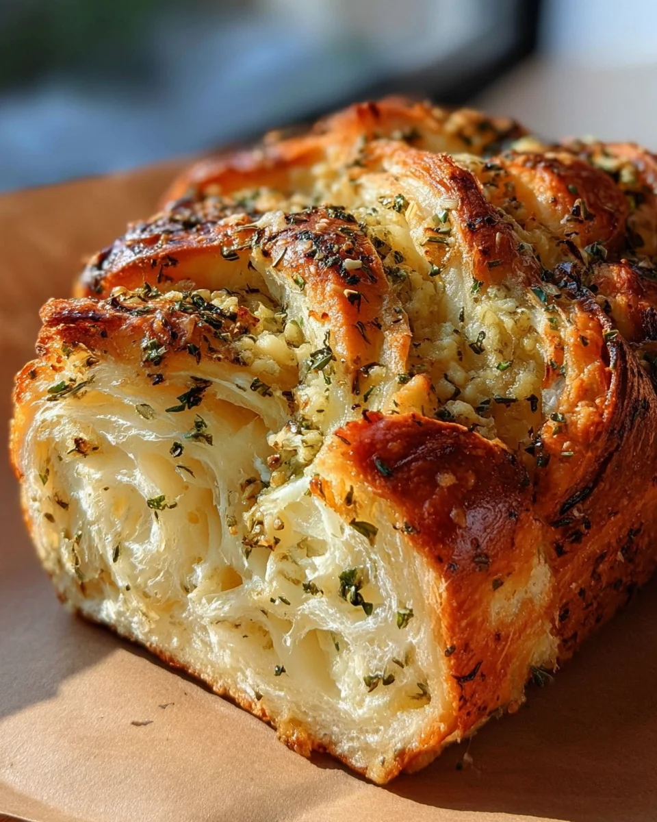Swirled Garlic Herb And Cheese Bread: An Easy Recipe