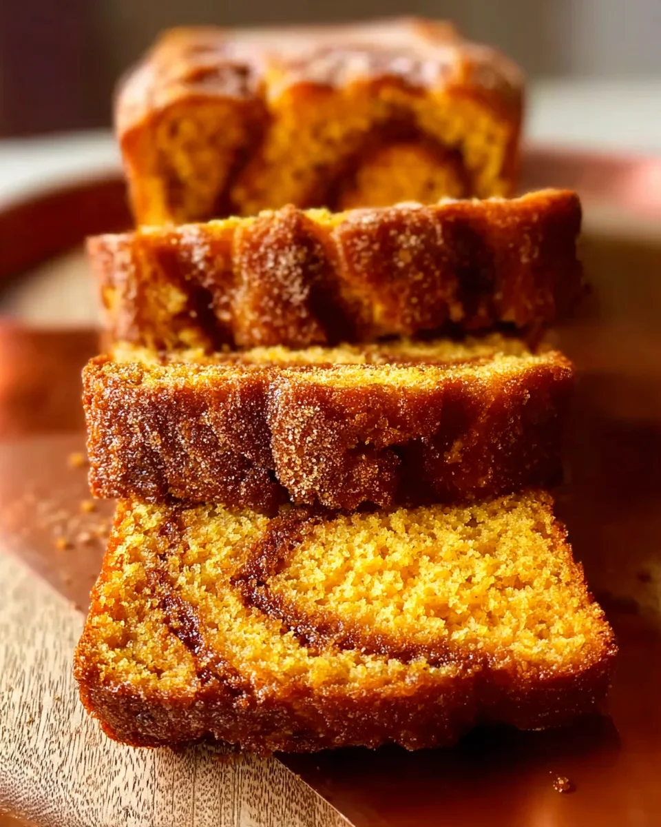 Easy Mini Pumpkin Bread with Cinnamon Swirl Recipe