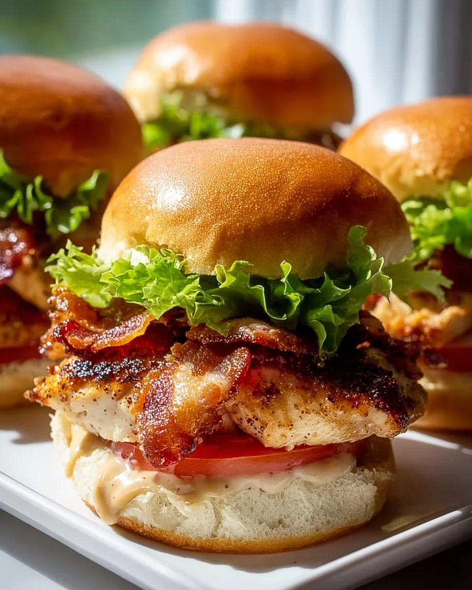 Honey Mustard BLT Chicken Sliders: Delicious & Easy!