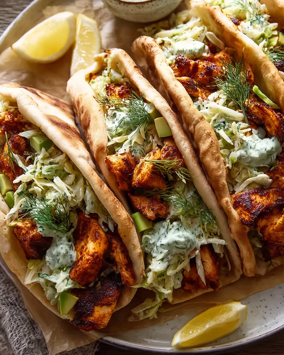 Sheet Pan Chicken Pitas with Herby Ranch: Easy Dinner!