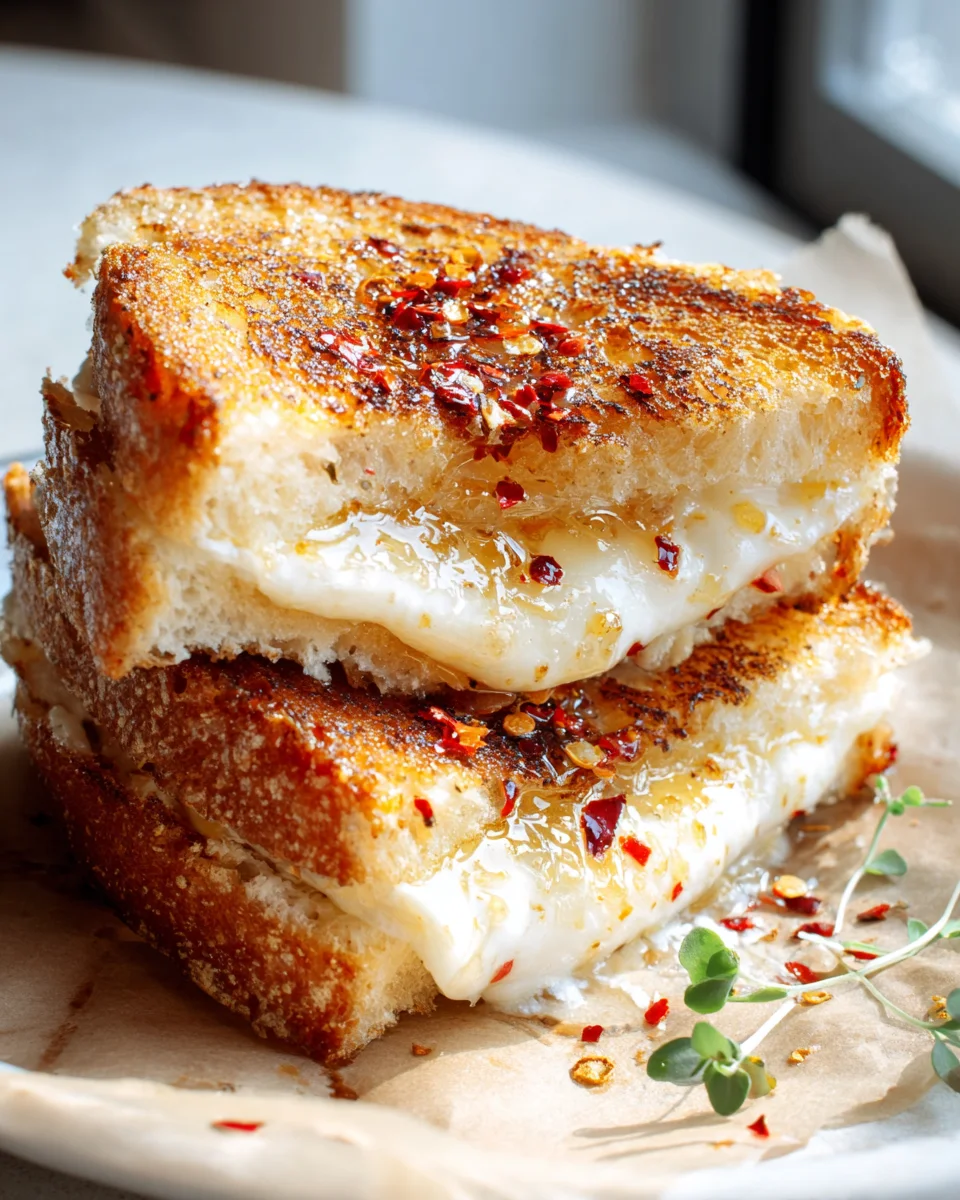 Honey Goat Cheese Grilled Cheese: Sweet & Savory Delight