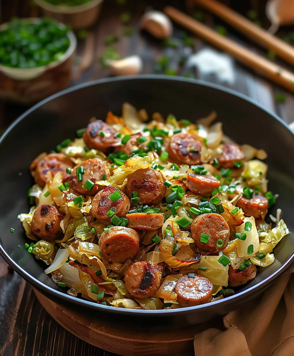 Sausage & Cabbage Stir Fry: Quick & Flavorful Dinner!
