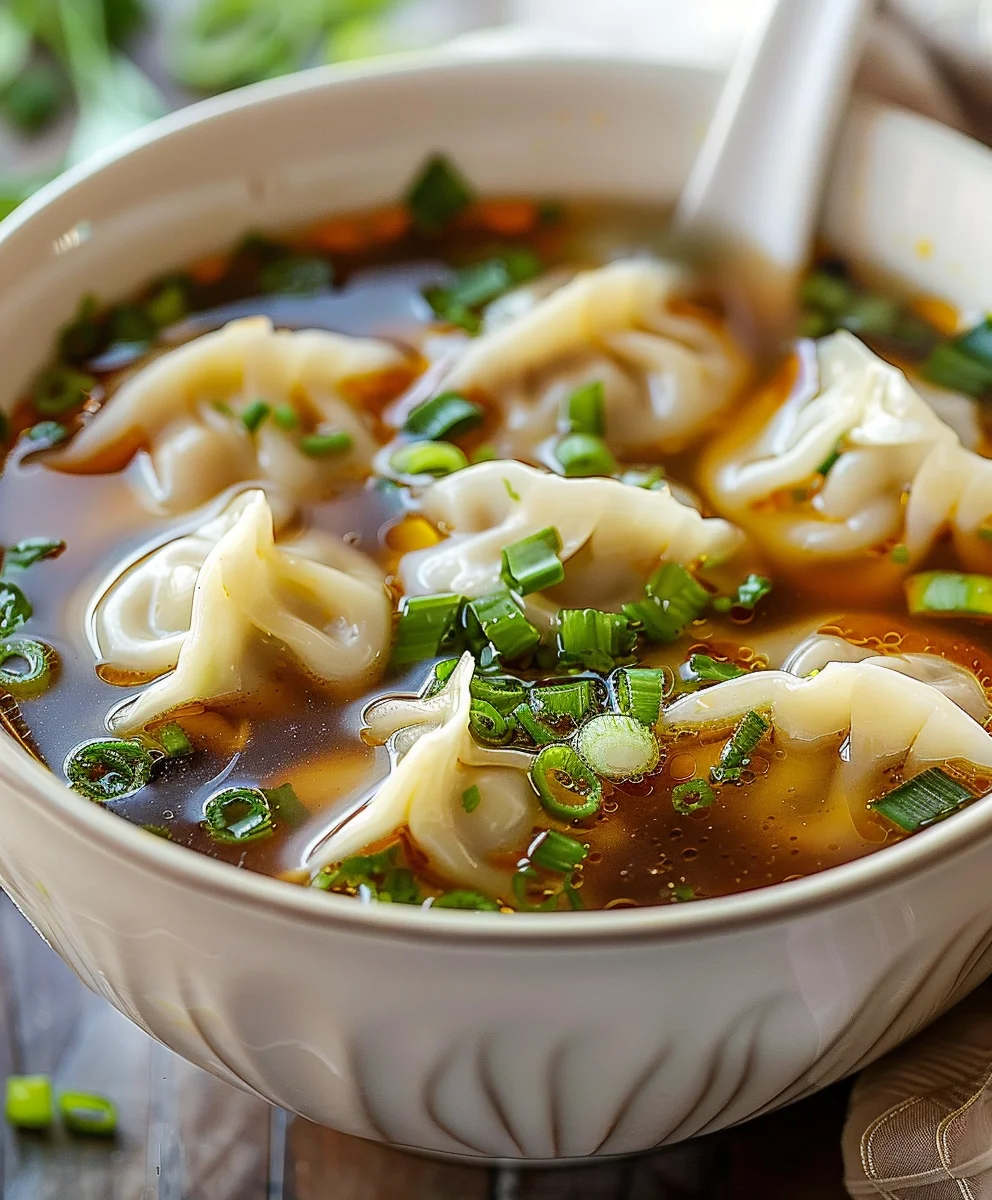 Comforting Beef Potsticker Soup: A Delicious Hug in a Bowl